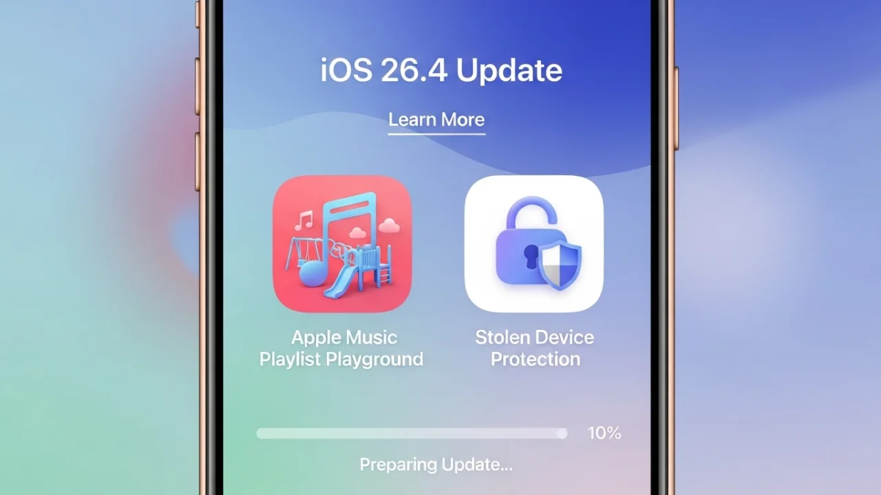 iOS 26.4 Update with Stolen Device Protection